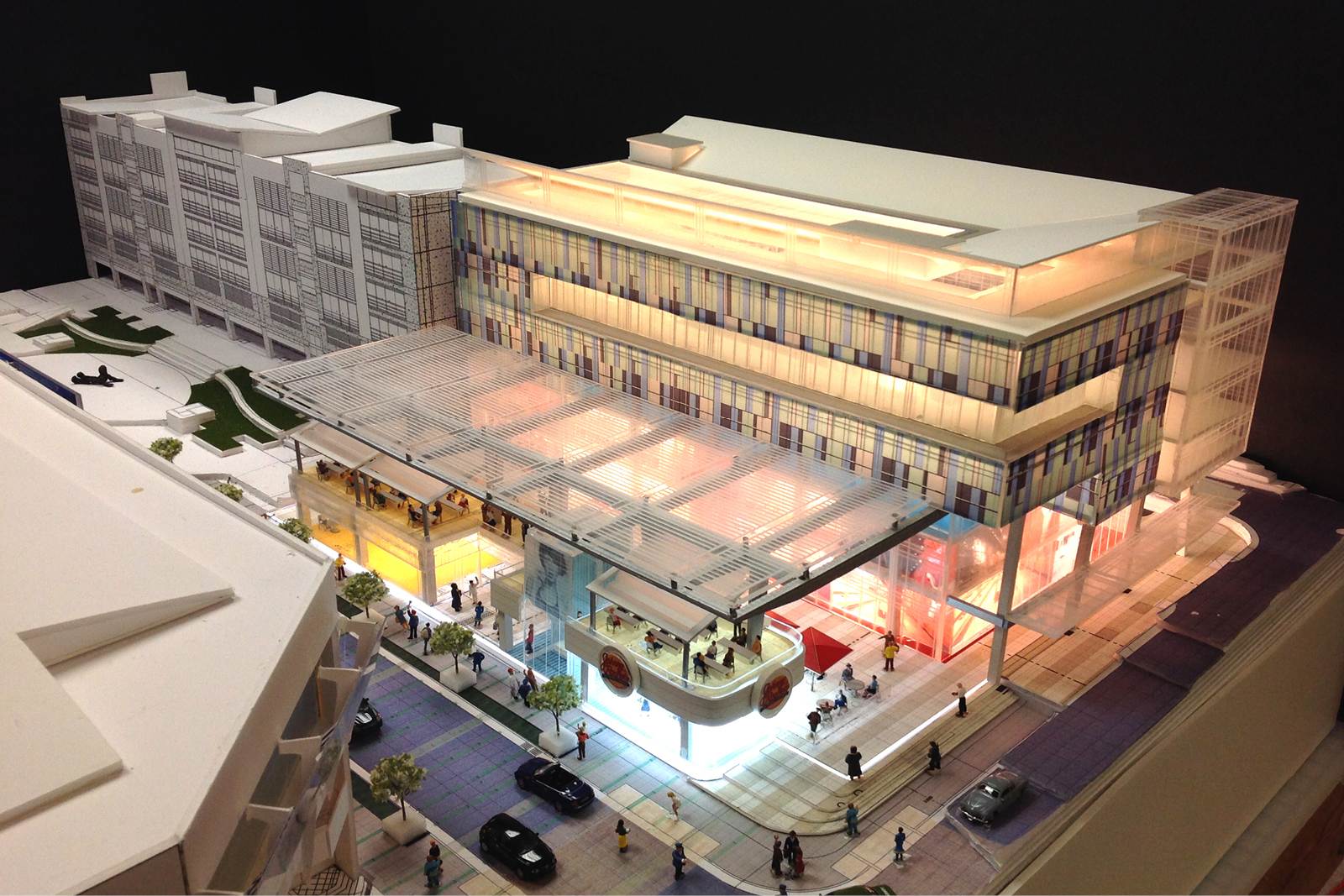 model of Avenida Escazu