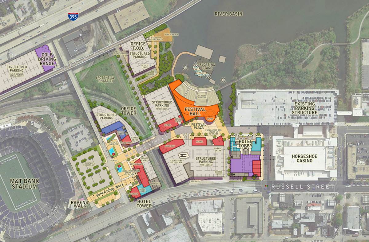 Stadium Walk Baltimore Maryland Design Architects