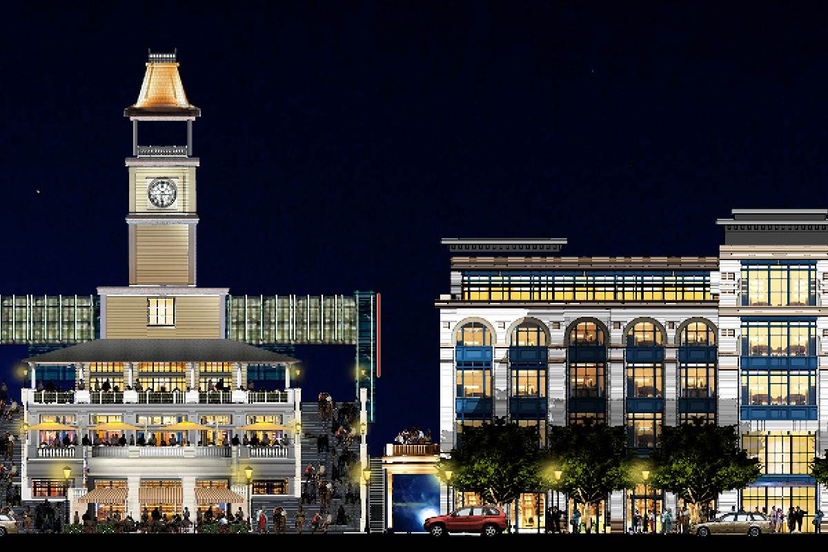 Ronkonkoma Station Square New York Design Architects elevation