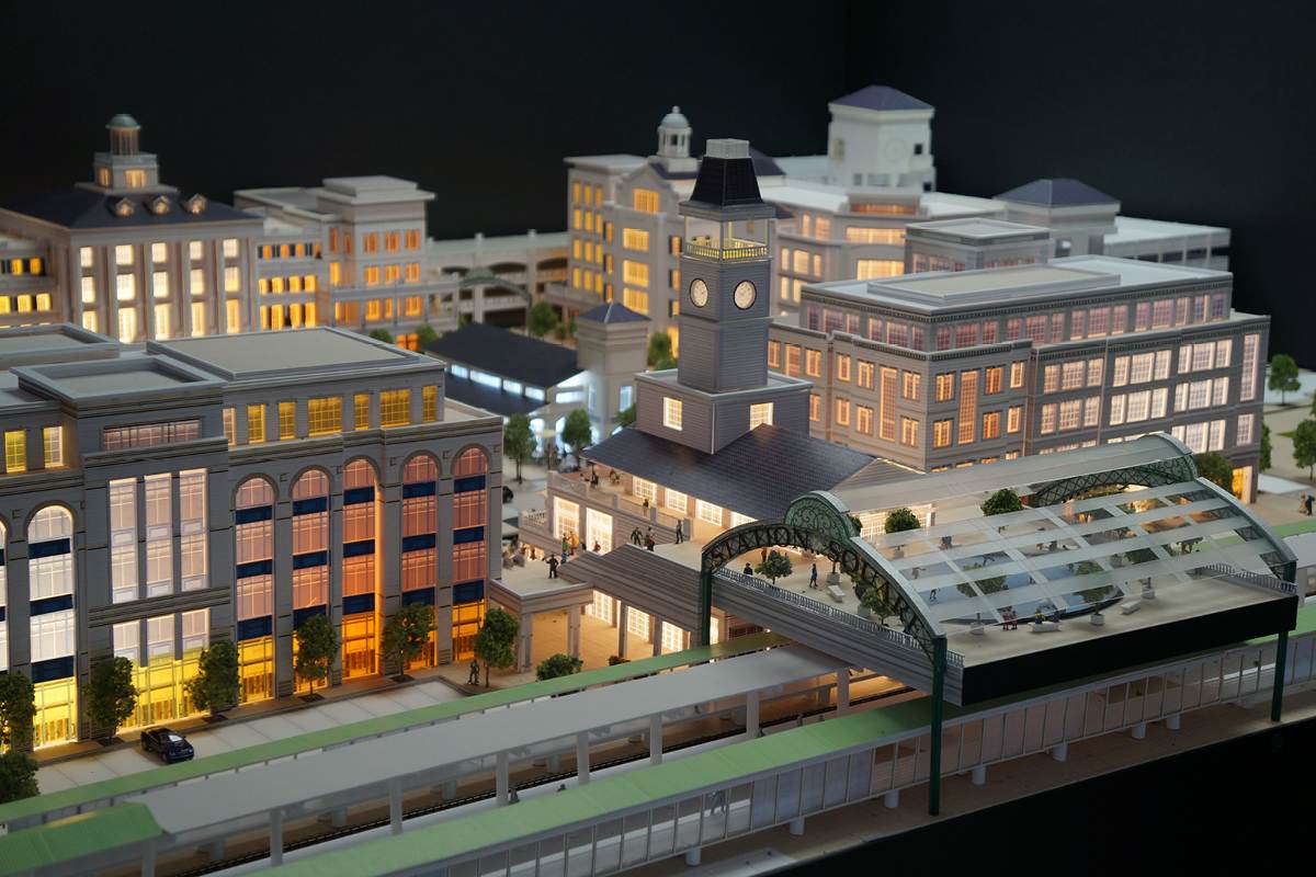 Ronkonkoma Station Square model