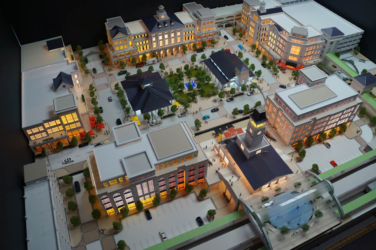 Ronkonkoma Station Square model