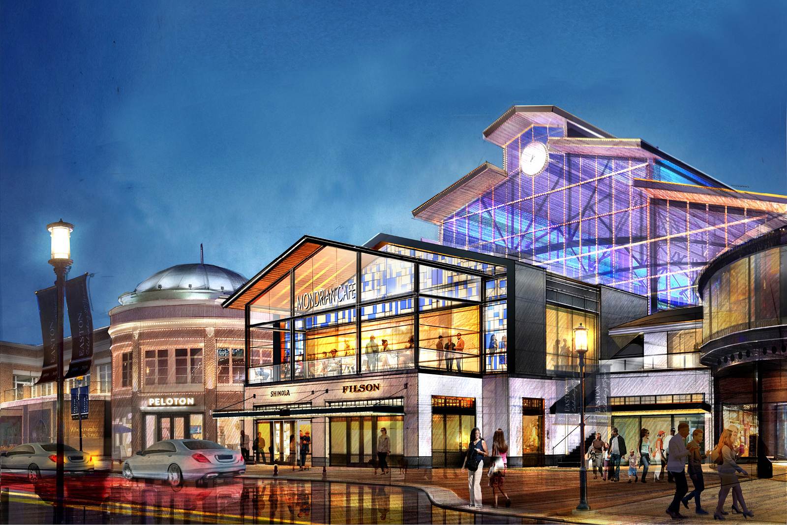 Easton Station building rendering