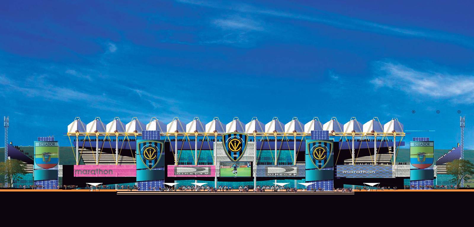 Estadio Banco Guayaquil elevation