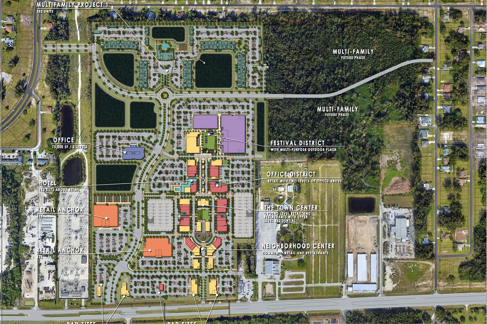 coral grove town center master planner