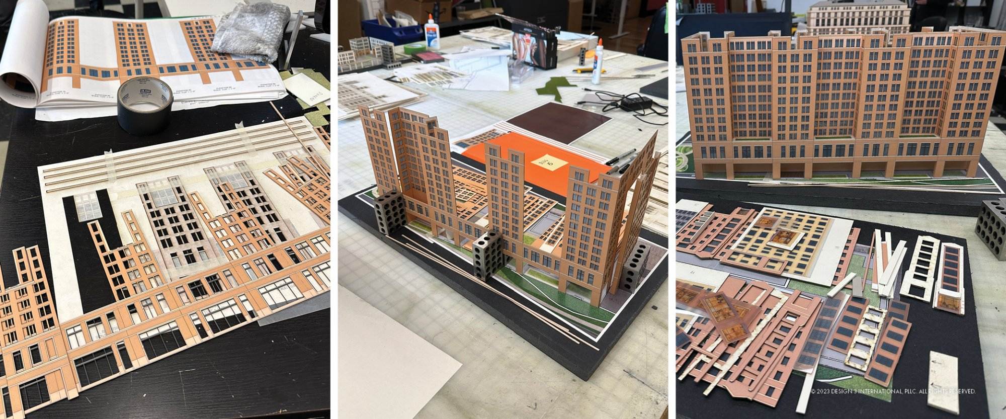 D3i's Twinbrook architectural model construction progress