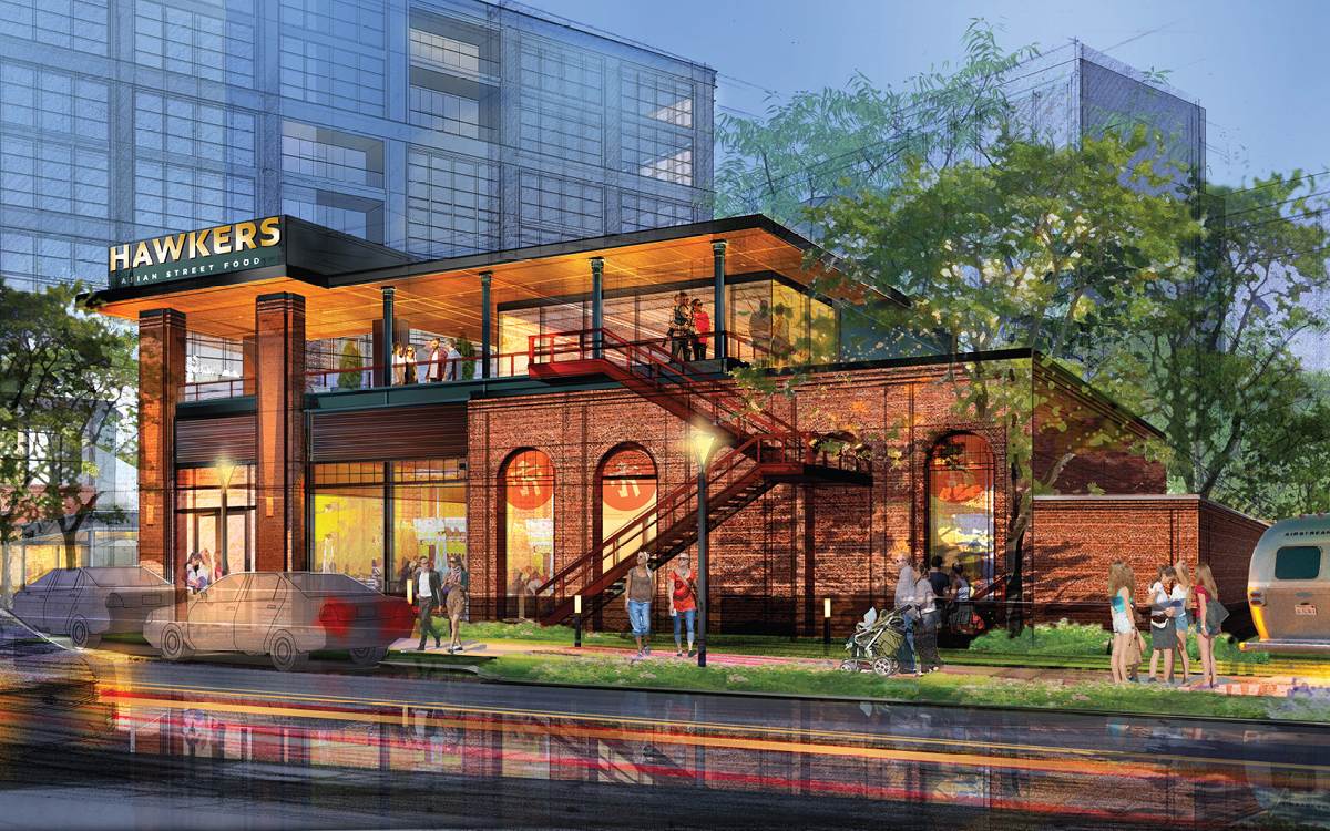 Greenville County Square - Hawkers Building